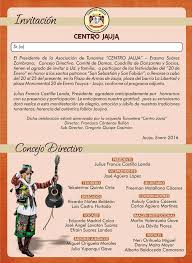 Zenón Palacios Espinoza: Asociacion de Tunantes Centro Jauja "Erasmo Suarez  Zambrano" Yauyos Jauja 2016