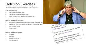 A summary of approach acceptance and commitment ! Act Episode 4 Defusion Strategies Youtube