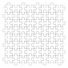 Vector illustration of four puzzle pieces. Jigsaw Puzzle Blank Template Of 8x8 Elements Sixty Four Pieces Of A Puzzle Royalty Free Cliparts Vectors And Stock Illustration Image 57234851