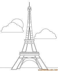 Torre Eiffel Para Colorear