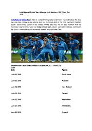 Wearing the country's cap is a. India National Cricket Team Latest News Ranking Schedule Squad By Sportzcraazy30 Issuu