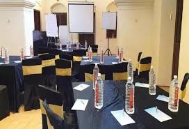 Theatre style seating in the conference room at Westend Hotel Matheran