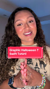 This graphic tee will be worn excessively this halloween season 🤭🎃  #halloweengraphictee #graphictee #tiktokshopaffiliate #tiktokshop
