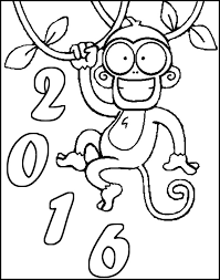 Coloring pages educational coloring free coloring pages new coloring pages contact. Art Therapy Coloring Page New Year 2016 Year Of The Monkey 2016 7