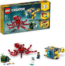 LEGO Creator 31130 Sunken Treasure Mission 31130 - Set di giocattoli da  costruzione per bambini, ragazzi e ragazze, dagli 8 anni in su (522 pezzi)  : Amazon.it: Giochi e giocattoli