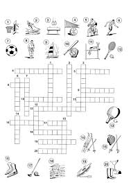 Well, the previous discussion is about the printed version of crosswords for adults that we can buy on the internet. Sports Crossword Puzzles Printable Printable Kids Worksheets