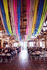 Decorating With Ribbon Use Flagging Tape Instead Affordable Wedding Decorations Ribbon Wedding Decorations Diy Your Wedding