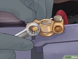 Place the new battery in the tray, ensuring it sits level and that terminal posts are positioned the same as the battery. How To Change Battery Cables With Pictures Wikihow