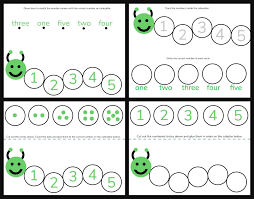 Caterpillar Math Free Printable Preschool Worksheets Numbers 1 5 In 2020 Free Math Kindergarten Worksheets Printable Kids Worksheets Printables