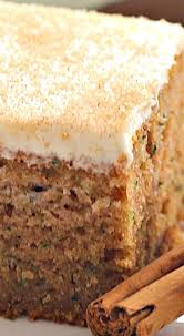 Cinnamon Zucchini Cake With Cream Cheese Frosting Dessert Recipes Cake Recipes Cake Desserts