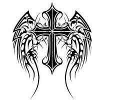 Religious cross angel wings tattoo designs @marshall_tattoo_studio via instagram. Cross With Angel Wings By Aj Kidman On Deviantart