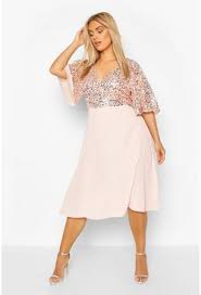 Robes Mariee Invitee De Mariage Grande Taille Boohoo Fr