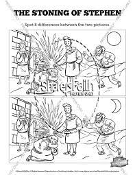 Bible story coloring pages sure warm up religion class! Acts 7 The Stoning Of Stephen Sunday School Coloring Pages Sunday School Coloring Pages