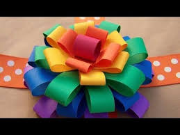 Mono O Lazo De Papel Para Regalos Paper Bow Diy Youtube Artesanias De Flores Monos Para Regalo Manualidades