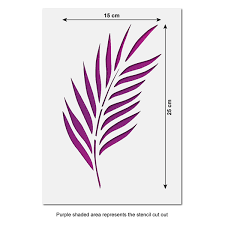 Check spelling or type a new query. Reusable A4 Mylar Tropical Palm Frond Template By Craftstar Fan Palm Leaf Stencil Wall Stencils Home Living Deshpandefoundationindia Org