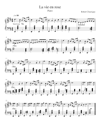 Print And Download La Vie En Rose Robert Chauvigny For Piano And Keyboard Made By Hectorpye Piano Sheet Music Piano Music Play along with guitar, ukulele, or piano with interactive chords and diagrams. print and download la vie en rose