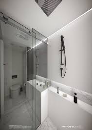 Made from engineered wood, this sturdy bathroom cabinet easily assembles to offer plenty of storage Small Bathroom Glass Walls Why Not Bathroom Glass Wall Small Bathroom Bathroom Design