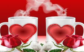 Love Cup Of Coffee Or Two Red Hearts Red Roses Wallpapers13 Com