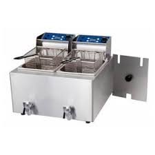 Birko Double Pan Bench Top Fryer 2 X 8ltr Icegroup Hospitality Superstore Hot Meals Commercial Catering Equipment Catering Equipment