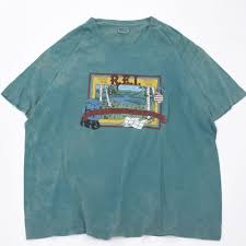 vintage harborside graphics r e i タイダイt 古着屋 grin days memory tシャツ プリント tシャツ タイダイ