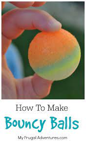 Explain how polyvinyl acetate and sodium tetraborate can be used to make a bouncy ball. How To Make Homemade Bouncy Balls For Kids That Really Bounce My Frugal Adventures