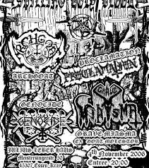 Essen centre 8.48 km straight line. Archgoat Proclamation Grave Miasma Genocide Grave Miasma