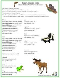 Google Image Result For Http Tcdn Teacherspayteachers Com Thumbitem Forest Animal Friends Song Origin Forest Animals Preschool Animal Movement Forest Animals