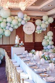 Zana Pali And Gianni Romano Pastel Blue And Mint Green Baby Shower Babyshowe Green Baby Shower Baby Shower Mum Pastel Baby Shower