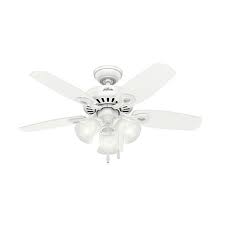 36 to 48 (1) 36 to 48 (176) 48 to 54 (514) 54 or larger (140) product type. Hunter 42 Builder Snow White Ceiling Fan With 3 Lights And Pull Chain 9593004 Hsn