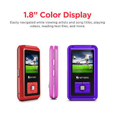 Ematic 1 8 8gb Mp3 Video Player With Voice Recorder And Radio Red Ad Video Sponsored Gb Ematic Video Player Voice Recorder Radio