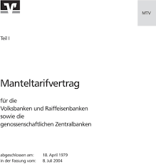 Mtv Teil I Manteltarifvertrag Fur Die Volksbanken Und Raiffeisenbanken Sowie Die Genossenschaftlichen Zentralbanken Pdf Free Download