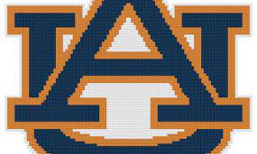 Cross stitch is a fun hobby but it can add up. Counted Cross Stitch Pattern Auburn Tigers Logo The Cross Stitch Guy