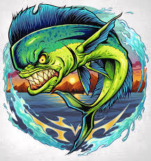 Download Angry Mahi Mahi Digital Art By Flyland Designs