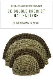 Dk Double Crochet Hat Pattern For Beginners Oombawka Design Crochet Crochet Hats Crochet Mens Hat Crochet Hat Pattern