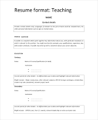 Creating your cv is not a simple task. Free 9 Simple Resume Format In Ms Word Pdf