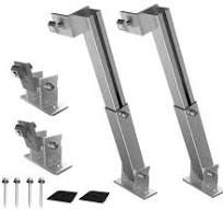 30 Degree to 60 Degree Adjustable Tilt Front Leg Rear Leg for Roof Mounting  Bracket