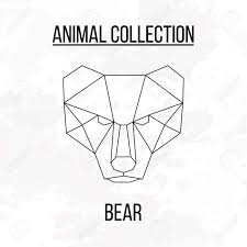 Geometric bear tattoo geometric deer geometric tattoo design geometric drawing geometric origami origami tattoo simbolos tattoo reaper tattoo tattoo forearm. Geometric Animal Bear Head Background Royalty Free Cliparts Vectors And Stock Illustration Image 56015903