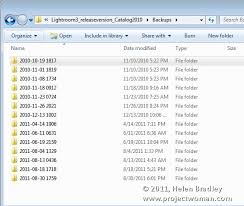 You decide where you want to keep your photos. Deleting Catalog Backup Files