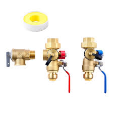 GIVIMO 3/4-in Tankless Water Heater Service Valve Kit with 2 ...