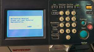 For printing and copying, you can expect fast result with the incredible. How To Fix The Error Code C2557 On Develop Ineo 250 Konica Minolta Bizhub 250 Youtube