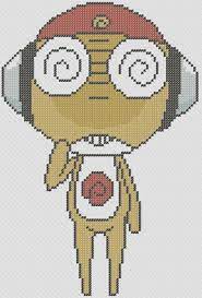 All of my patterns are free to use. Keroro Gunso S Kururu Free Anime Cross Stitch To Print Cross Stitch 4 Free