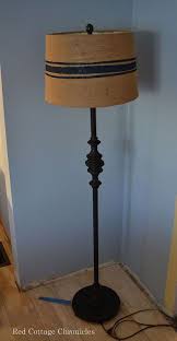 Vintage Floor Lamp Makeover Floor Lamp Makeover Lamp Makeover Diy Lamp Shade