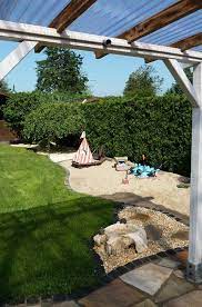 Stabiler sandkasten für kleine sandgräber schon rein optisch weiß der rundholz sandkasten zu beeindrucken. 14 Natur Sandkasten Ideen Sandkasten Sandkasten Garten Kinderspielplatz Garten