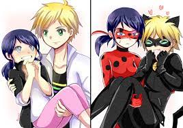 Lady Bug And Cat Noir Before And After Tranfroms Miraculous Ladybug Comic Miraculous Ladybug Miraclous Ladybug