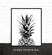 Black And White Wall Art Printable Pineapple Print Pineapple Wall Art Black And White Print Pineapple Decor Tropical Art Printable Kitchen Art Minimalist Pineapple Poster Pineapple Wall Art Pineapple Art Pineapple Decor