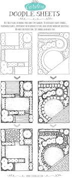 Garden Doodle Sheet Eine Grossartige Moglichkeit Mit Verschiedenen Formen Und Materialien Zu Spielen In 2020 Garden Workshops Garden Design Layout Garden Layout