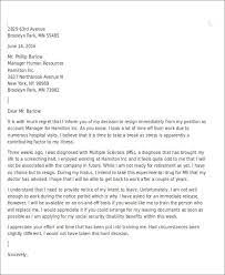 Free 6+ Sample Resignation Letter For Medical In Pdf