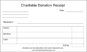 You can even customise it to suit your wants. Charitable Donation Receipt