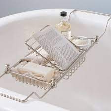 It easily attaches to the riser pole and keeps your soap and sponge in its place. 11 Best Bathtub Trays 2021 Bath Caddy Trays