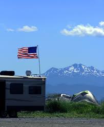One wooden pole, 5 feet tall; Rv Flag Pole Read This Before You Buy One Rvshare Com